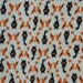 Vintage Fabric-Orange Mittens-