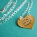 Howl's Moving Castle Necklace - Howl Ate My Heart in brass, nickel silver or copper and sterling silver