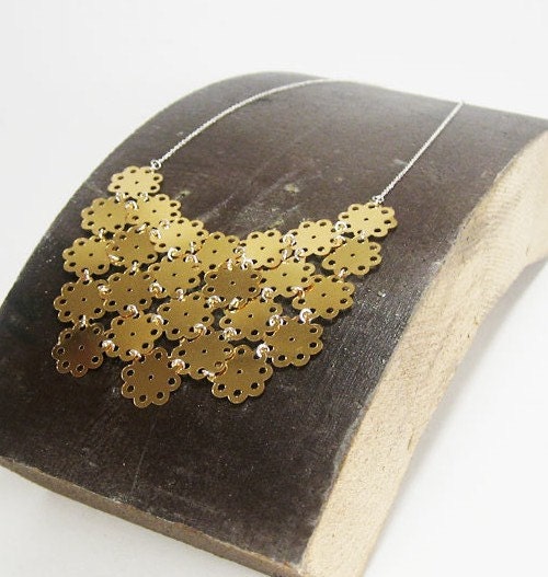 sequin bib necklace - all colors