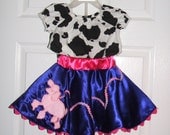 FancyNancy Posh Puppy poodle skirt boutique set by Tinkerella Creations custom in any size from 12 mos to 6 years