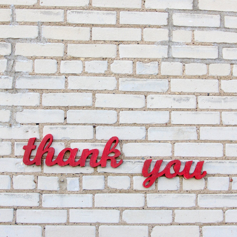 thank you handmade wood sign perfect for your wedding - wall decoration for vintage or modern decor