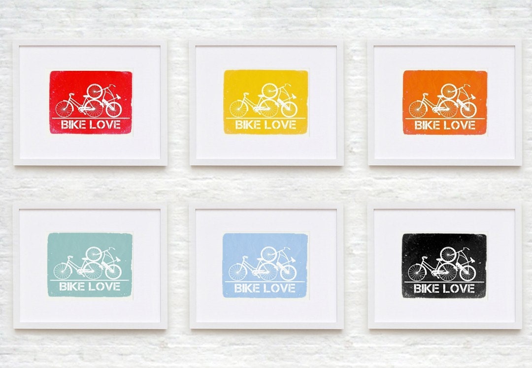 Bike Love - 11x14 Graphic Print