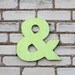 Vintage Ampersand handmade wood sign - Engagement Wedding
