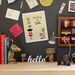 hello acrylic sign