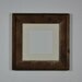 Recycled barn wood photo frame 8x8 with white 5x5 mat