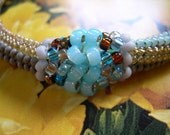 Herringbone Rope-Bracelet Sterling Silver Clasp