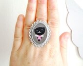 I am a Cat Girl - Adjustable Ring