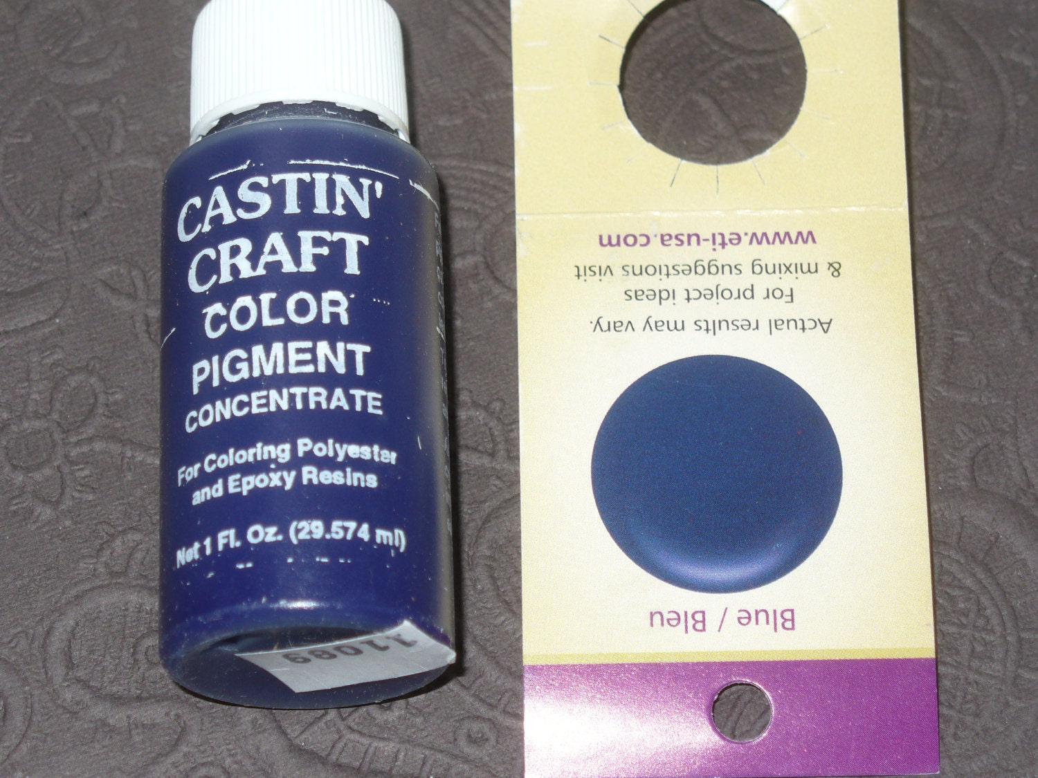 Blue Opaque 29ml Dye Colorant Resin Epoxy by StainedGlassKarin