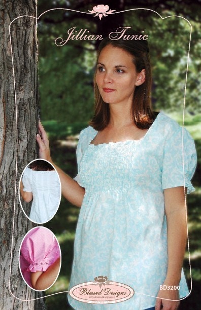 Jillian Smocked Tunic Sewing Pattern