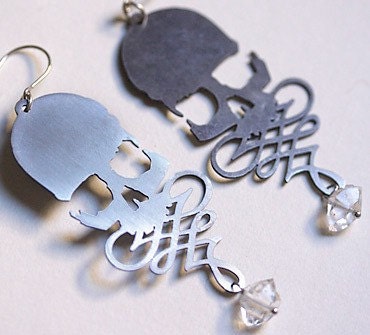Skull Filigree Earrings