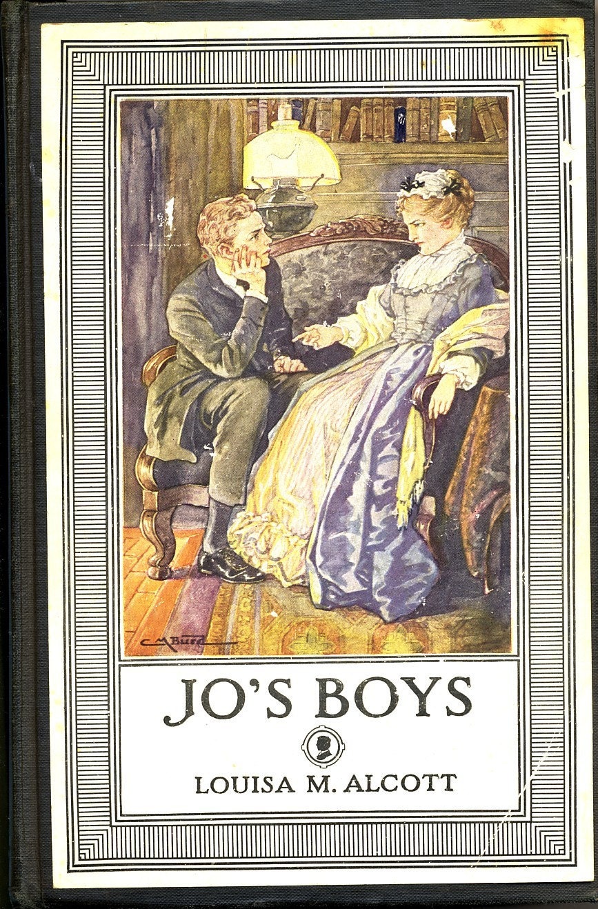SALE Vintage Book Jo&#39;s Boys by Louisa M. Alcott by lindapaloma