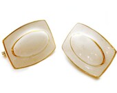 Vintage Enamel Mod Earrings