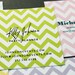 custom order for melinda one-sided chevron calling card - 2 sets (50)