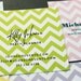 chevron calling cards - set (50)