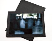 Goth Greeting Card - 5x7 in Black - Unique - Blank Cards - Old Dutch Church Cemetary in Sleepy Hollow