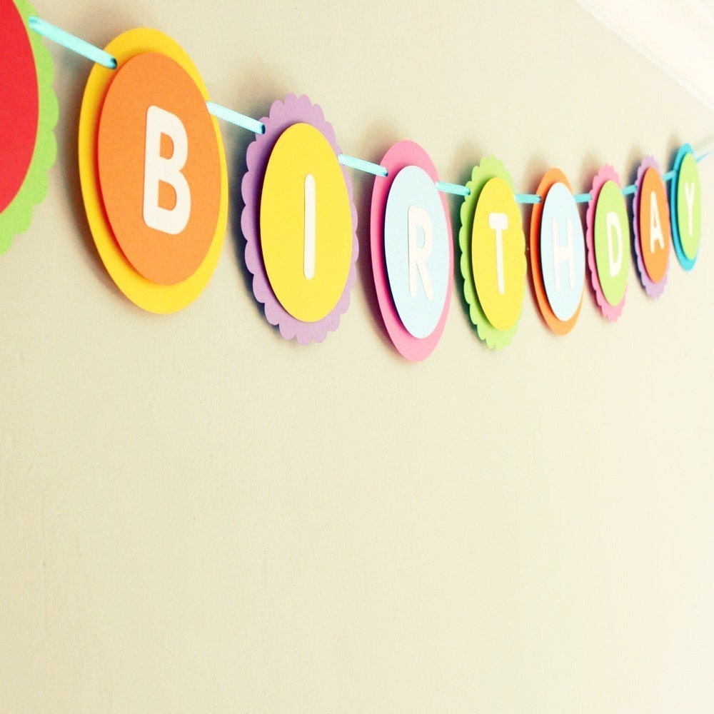 Jumbo Carnival Fun Happy Birthday Party Banner