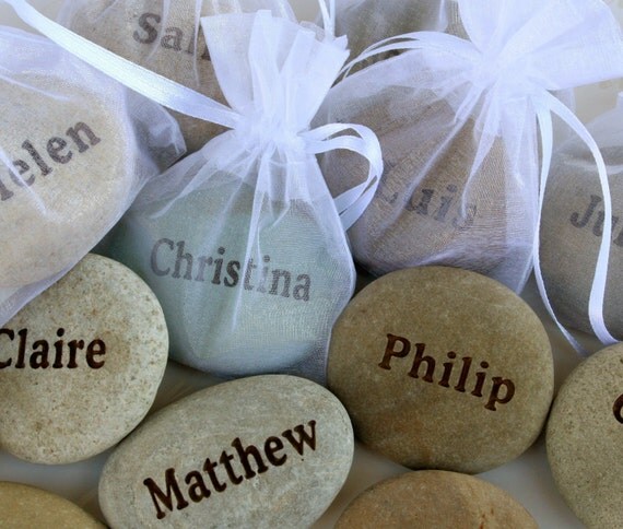 Sample Personalized Wedding Favors with Guests' by sjengraving