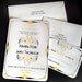 Art Nouveau Wedding Invitations - The 1890 - Art Deco - Invitation and Reply cards - Sample