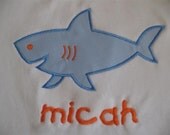 Sharks are Cool - Custom Personalized Boutique Tee or Bodysuit - Short Sleeves