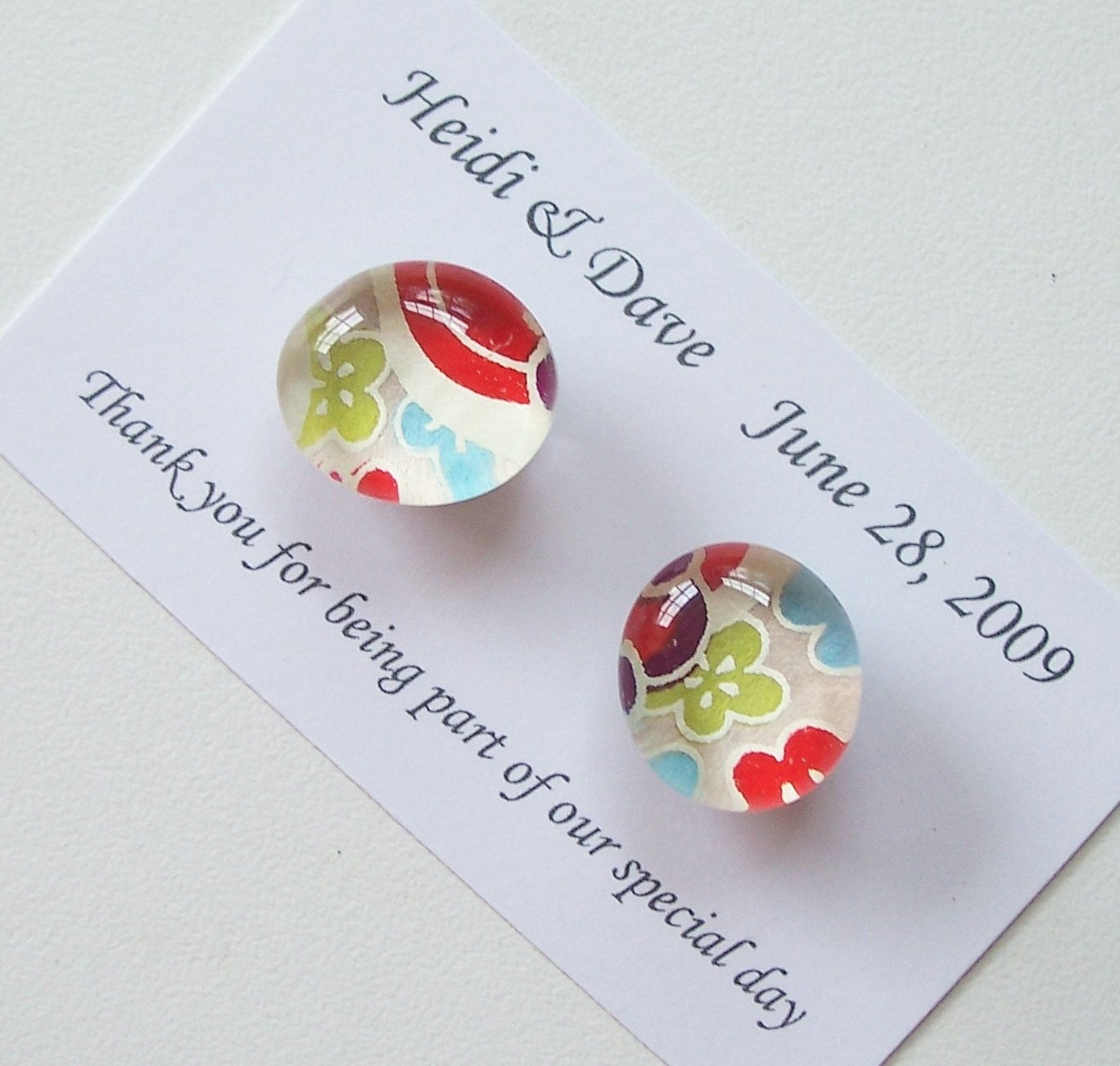 Custom Wedding Favor Pack- 2 magnets per pack QUANTITY 25