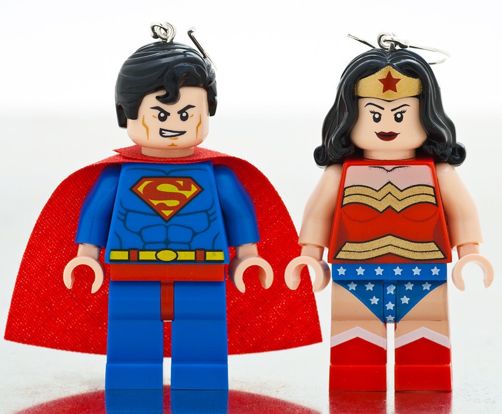 Super Hero LEGO Collectible earrings