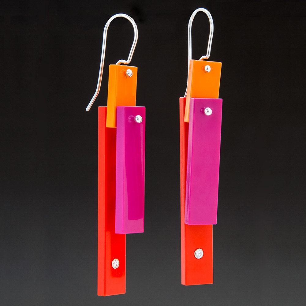 mango tile earrings