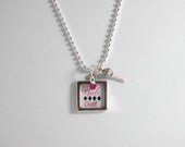 Girls Golf Necklace (Pink)