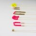 hot pink mix bead necklace no. 10