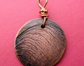 Dragonfly Wings- Copper Pendant