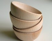 Little Wooden Bowl - Set of Four