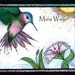 Rainbows Kiss  / Blank Greeting card