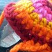 Talisman Bag Orange Pink Crochet