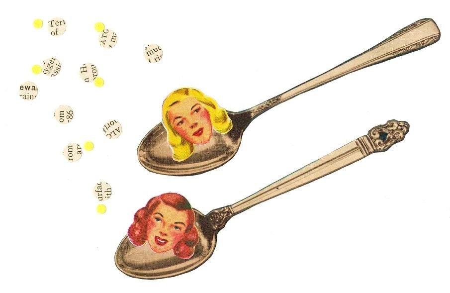 Lovin' Spoonfuls. Original collage