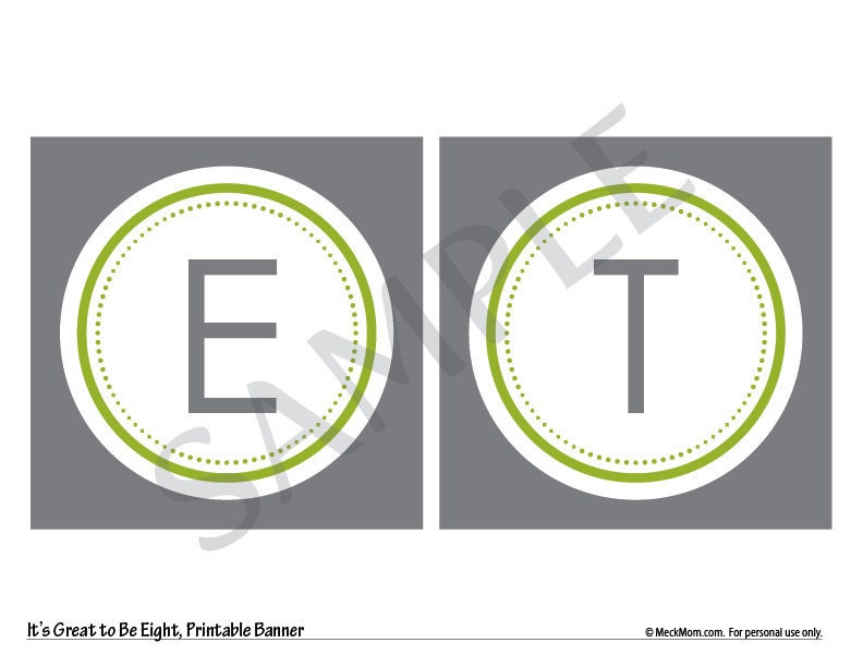 Personalized LDS Baptism Printable Banner - Gray/Olive Green