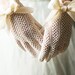 fishnet - upcycled vintage gloves