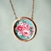 quilting bee - upcycled material necklace