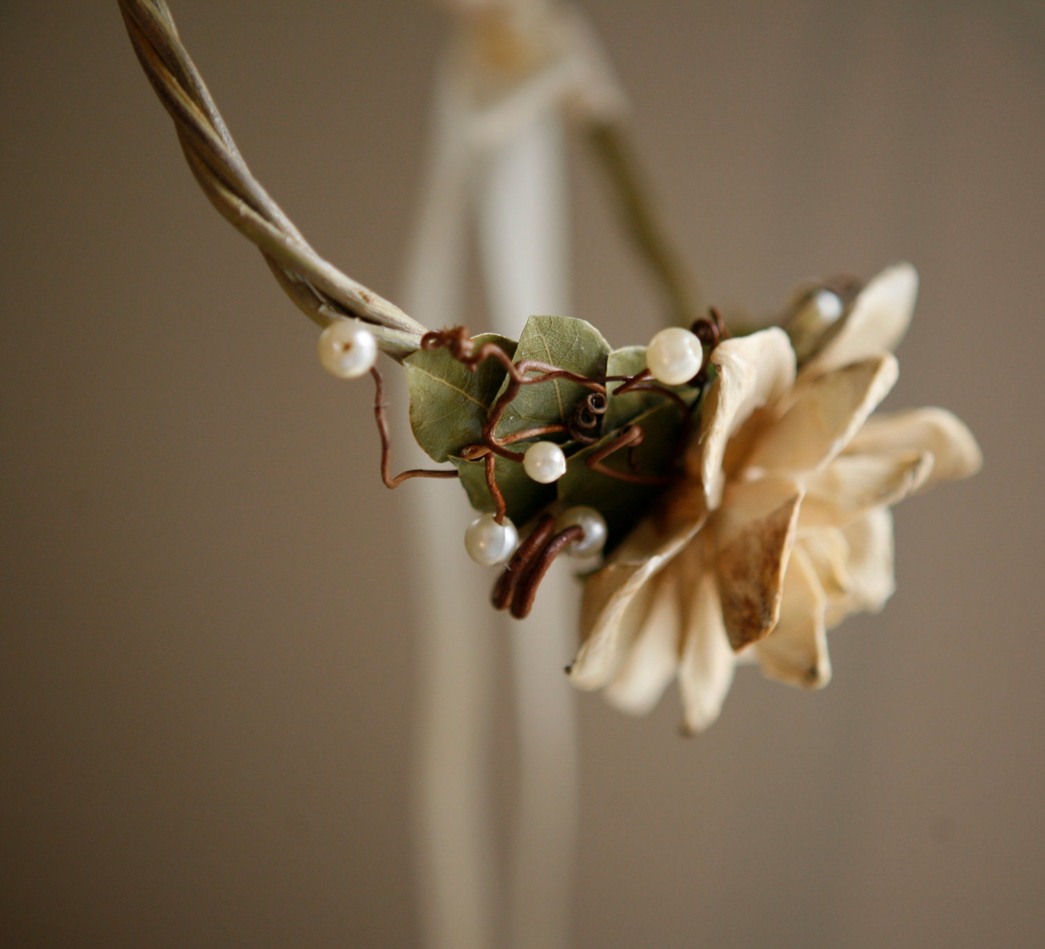 wedding hair crown woodland 'queen of the woods' no. 99