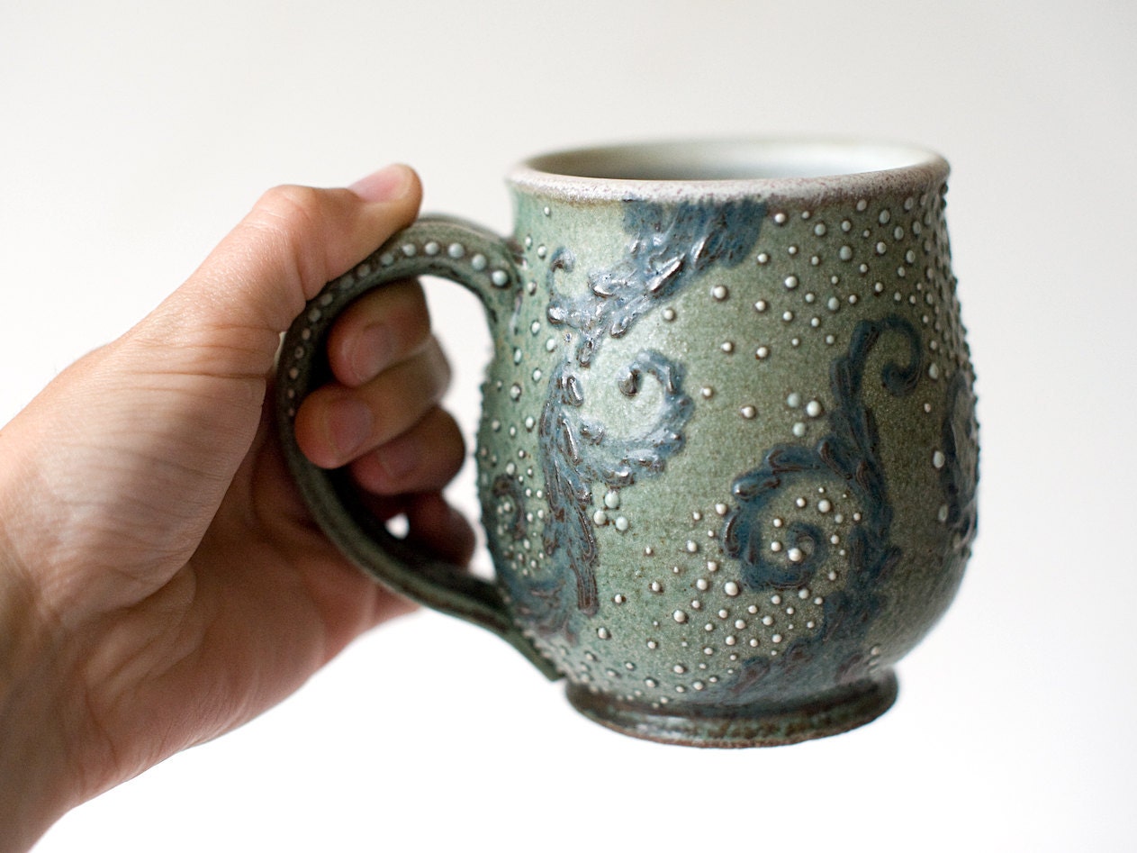 RESERVED for Kimberlee: Starry Night Mug, Stoneware, 16 Ounces