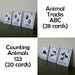 Animal Tracks ABC and Counting Animals 123 Flash cards