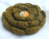 Flower Brooch - Olive & Sunshine Corsage