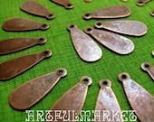 50 Antique Copper Tearful Drops (CM-SM-10230-AC) on Etsy