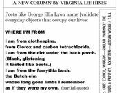 I am from clothespins, from the...dirt under the back porch - December 2006 TOH