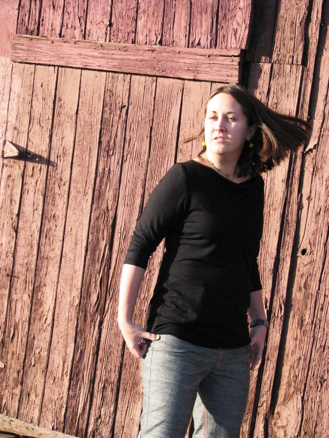 Cowl Neck Top--In Your Size