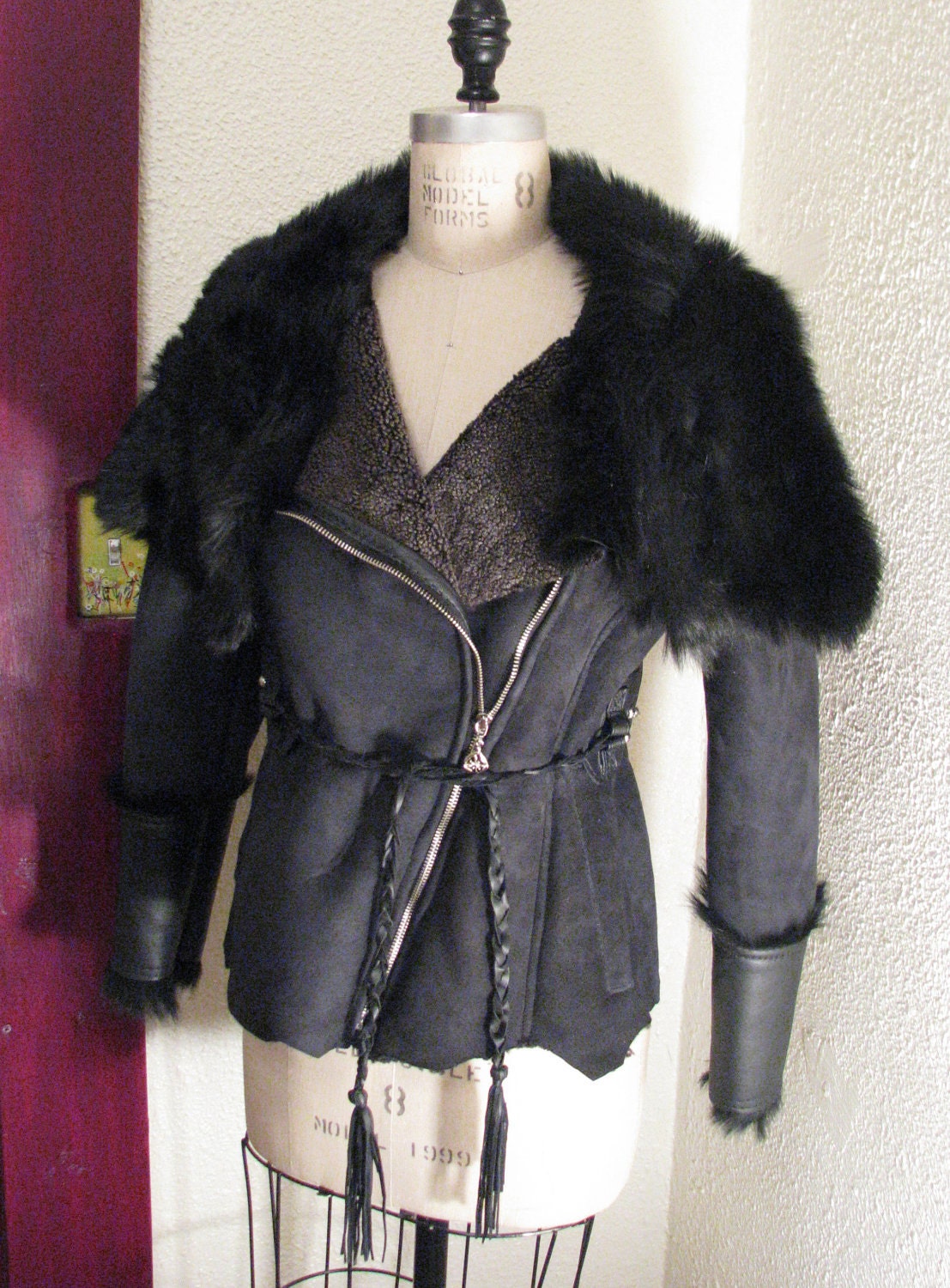 Shearling Motorcycle Jacket