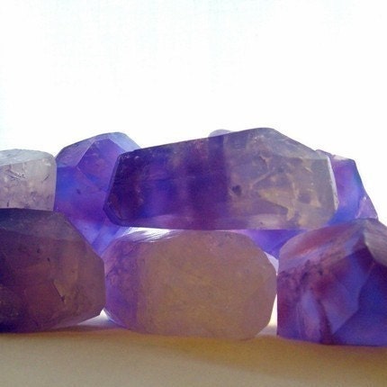 4 oz Amethyst Crystal Soap