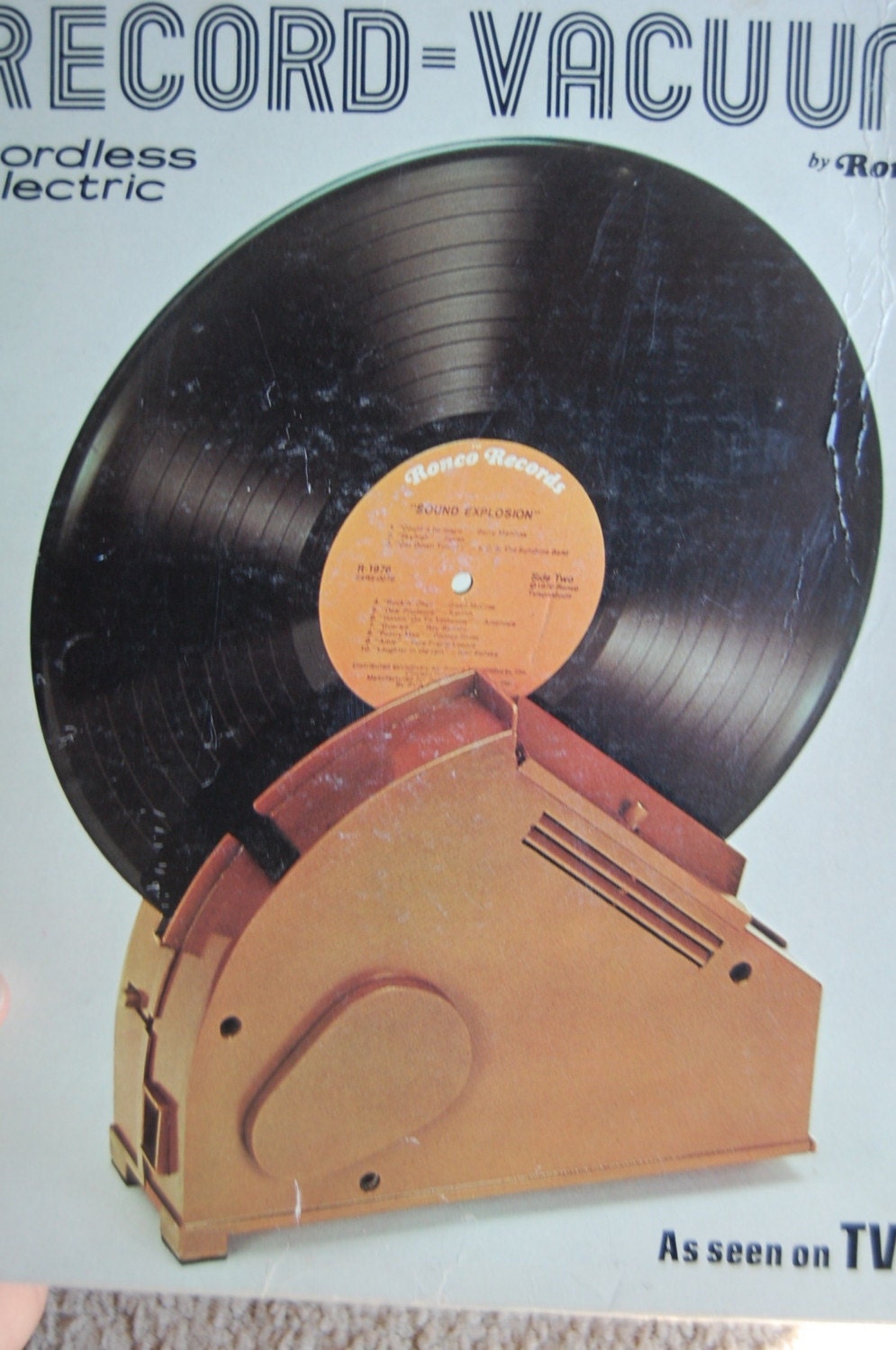 1976年物ヴィンテージ Record Vacuum レコードクリーナー-