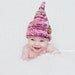 NEWBORN Photography Prop - Baby Knit Hat - Pixie Elf Gnome