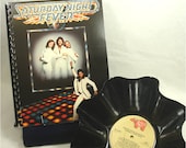 SATURDAY NIGHT FEVER Soundtrack - 2 Record Bowls & Album Cover Journal Gift Set