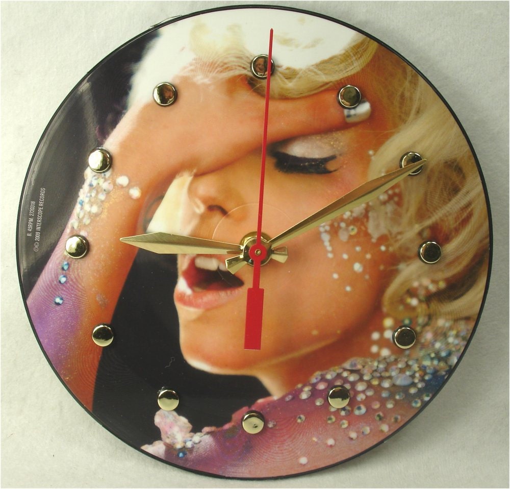 LADY GAGA - LoveGame - Recycled Record Clock - Picture Disc