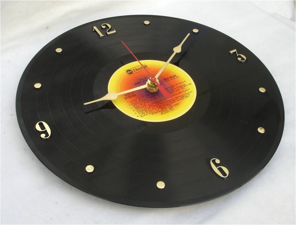 JIMMY BUFFETT 1974 A1A - Recycled Record Clock
